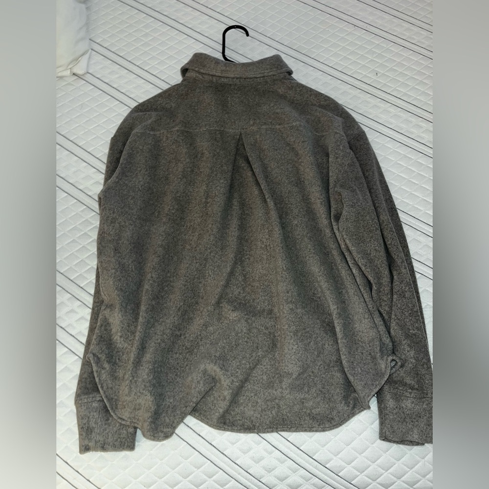 Gray Polyester Button up jacket - Picture 2 of 2